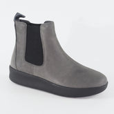 Womens Timberland Berlin Park A23PM Grey Leather Pull On Casual Chelsea Boots